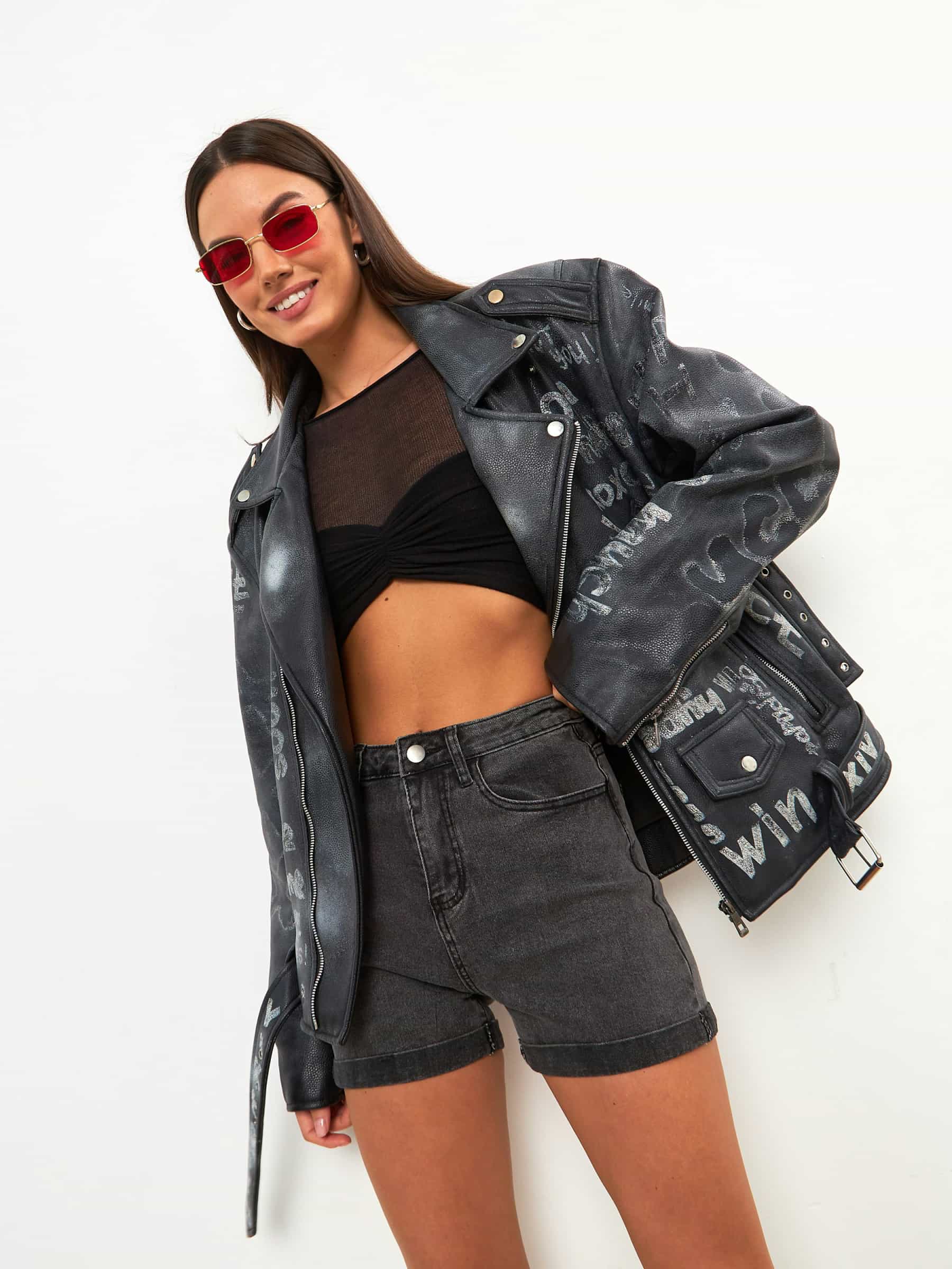 Classic biker jacket